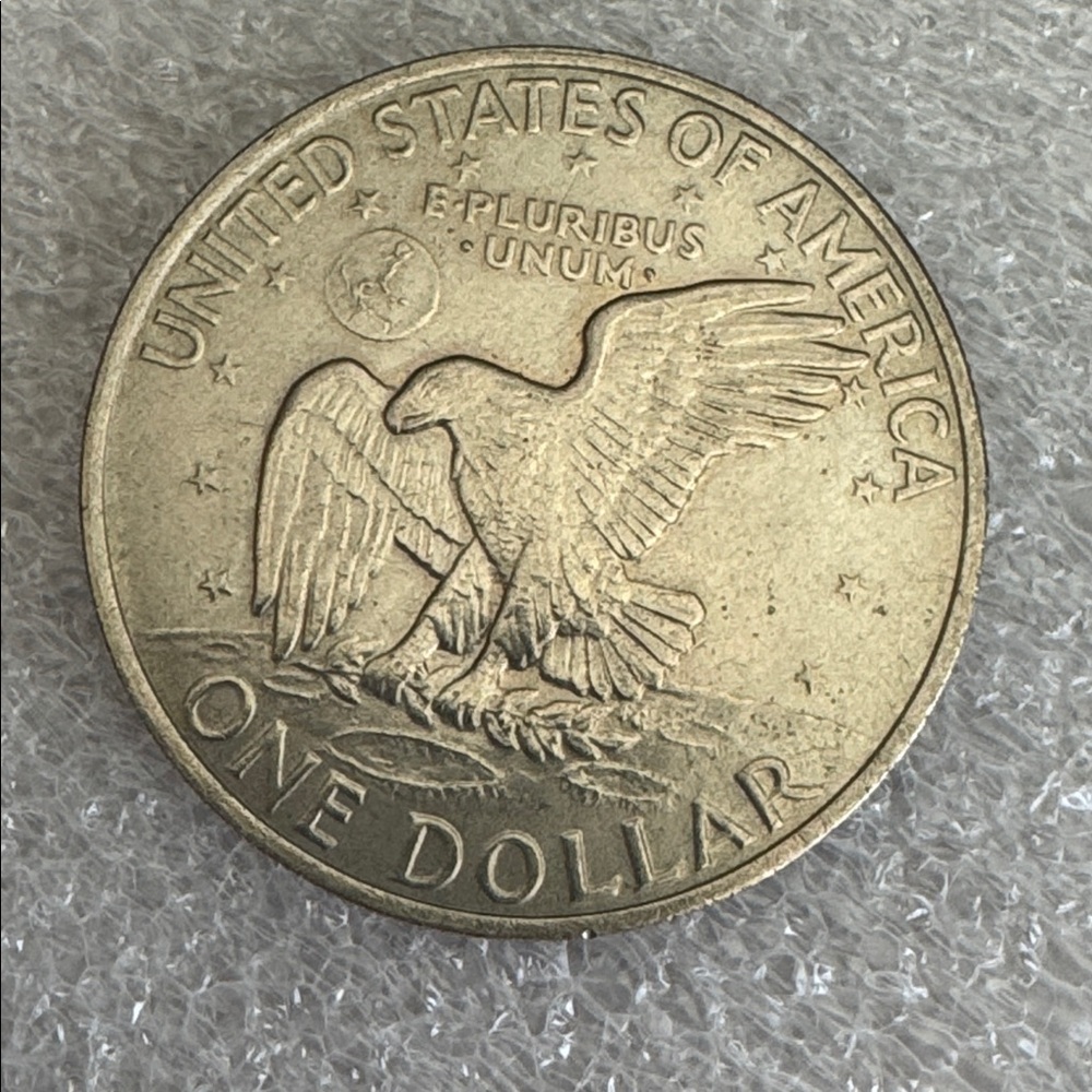 1971 Eisenhower Dollar Coin - Picture 5 of 5
